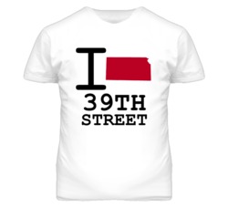 39th Street Kansas I Heart Love State T Shirt