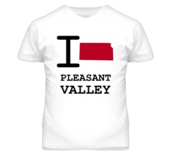 Pleasant Valley Missouri I Heart Love State T Shirt