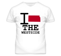 The Westside Kansas I Heart Love State T Shirt