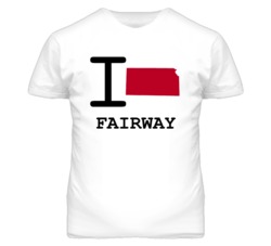 Fairway Kansas I Heart Love State T Shirt
