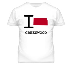 Greenwood Missouri I Heart Love State T Shirt