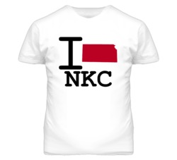 NKC Kansas I Heart Love State T Shirt