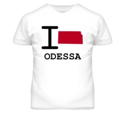 Odessa Missouri I Heart Love State T Shirt