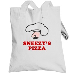 Sneezys Pizza Married With Children Fun Popular Tv Show Totebag