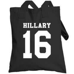 Hillary Clinton For President Campaign Jersey Style Totebag