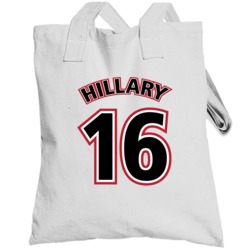 Hillary Clinton 16 For President Campaign Totebag