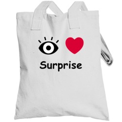 Surprise I Love Surprise Custom Totebag
