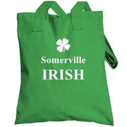 Somerville My Irish Town Somerville Custom Totebag