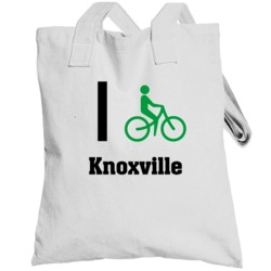 I Bike Knoxville Custom Totebag