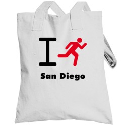 I Run San Diego Custom Totebag