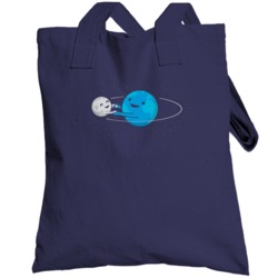 Moon Earth Being Around You Community Abed Funny Tv Show Totebag