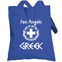 San Angelo Greek Custom Totebag