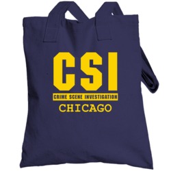Csi Chicago Crime Scene Investigation Tv Show Parody Totebag