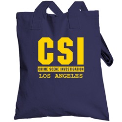 Csi Los Angeles Crime Scene Investigation Tv Show Parody Totebag