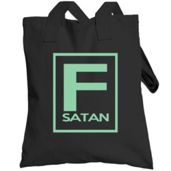 F Satan Popular Believe Me Movie Totebag