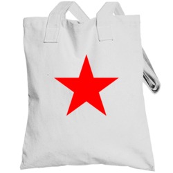 Big Red Star Popular Mad Men Tv Show Totebag