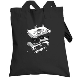 Casette Explode Retro Hipster Geek Old School 90s 80s 70s Totebag