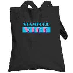 Stamford Miami Vice Parody Retro Tv Show Totebag