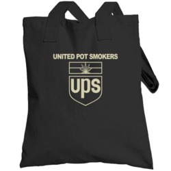 Ups Parody United Pot Smokers Fun Slc Punk Popular Movie Totebag