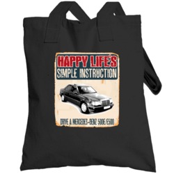 Happy Lifes Simple Instruction 1991 Mercedes-benz 500e/e500 Car Toteba