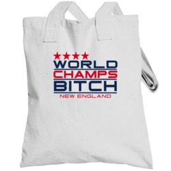 Rob Gronkowski New England Super Bowl World Champs Football Totebag