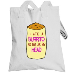 I Ate A Burrito As Big As My Head Fun Bojack Horseman Tv Show Totebag