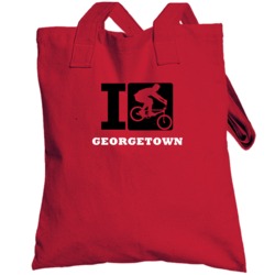 I Cycle Georgetown Biking Cycling Totebag