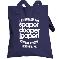I Survived The Sooper Dooper Looper Fun Ping Pong Summer Movie Totebag