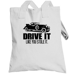 1930 Cadillac V16 Drive Like You Stole It Car Totebag