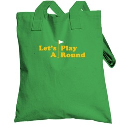 Lets Play A Round Funny Cougar Town Popular Tv Show Totebag