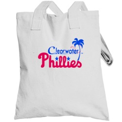 Clearwater Phillies Fun A Team Face Popular Movie Totebag