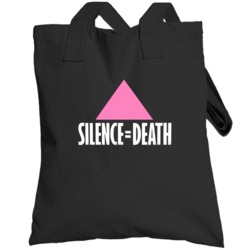 Silence Equals Death Funny Dallas Buyers Club Popular Movie Totebag