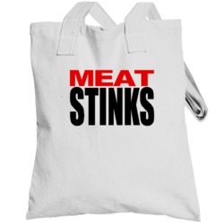 Meat Stinks Fun Roseanne Popular Tv Show Totebag