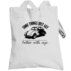 1938 Volkswagen Beetle Better With Age Vintage Car Totebag
