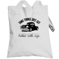 1958 Chevrolet Pick Up Truck Better With Age Vintage Car Totebag