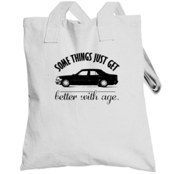 1991 Mercedes Benz 500e Better With Age Vintage Car Totebag