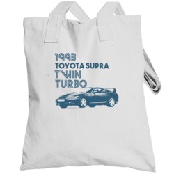 1993 Toyota Supra Twin Turbo Classic Car Totebag