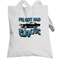 1964 Ford Mustang Im A Classic Car Totebag