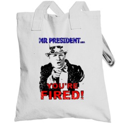 Youre Fired Donald Trump President 2016 Republican Grunge Totebag