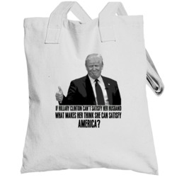 Hillary Clinton Cant Satisfy Her Husbad Donald Trump Tweet Funny Toteb