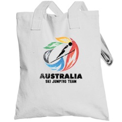 Australia Ski Jumping Team 2014 Olympic Sochi Vintage Distressed Toteb