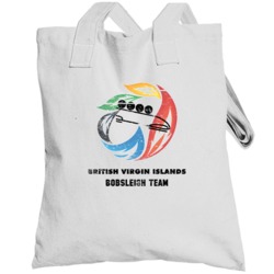 British Virgin Islands Bobsleigh Team 2014 Olympic Sochi Totebag