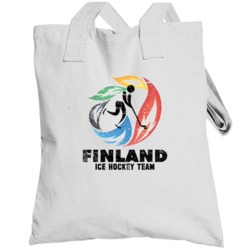Finland Ice Hockey Team 2014 Olympic Sochi Vintage Distressed Totebag