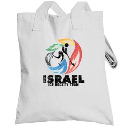 Israel Ice Hockey Team 2014 Olympic Sochi Vintage Distressed Totebag
