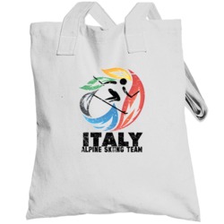 Italy Alpine Skiing Team 2014 Olympic Sochi Vintage Distressed Totebag