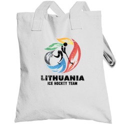 Lithuania Ice Hockey Team 2014 Olympic Sochi Vintage Distressed Toteba