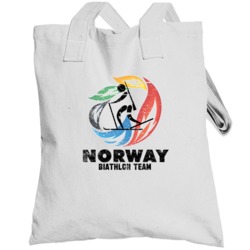 Norway Biathlon Team 2014 Olympic Sochi Vintage Distressed Totebag