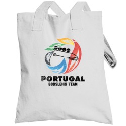 Portugal Bobsleigh Team 2014 Olympic Sochi Vintage Distressed Totebag