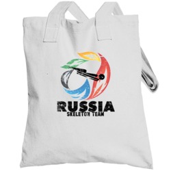 Russia Skeleton Team 2014 Olympic Sochi Vintage Distressed Totebag