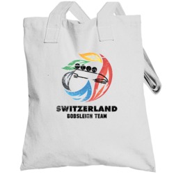 Switzerland Bobsleigh Team 2014 Olympic Sochi Vintage Distressed Toteb